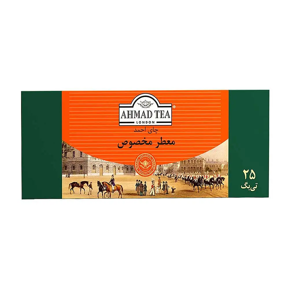 چای سیاه کیسه ای معطر مخصوص احمد 25 عددی