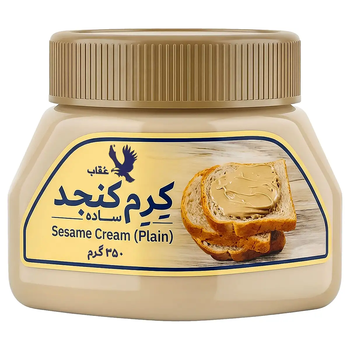 کرم کنجد ساده عقاب 350 گرمی