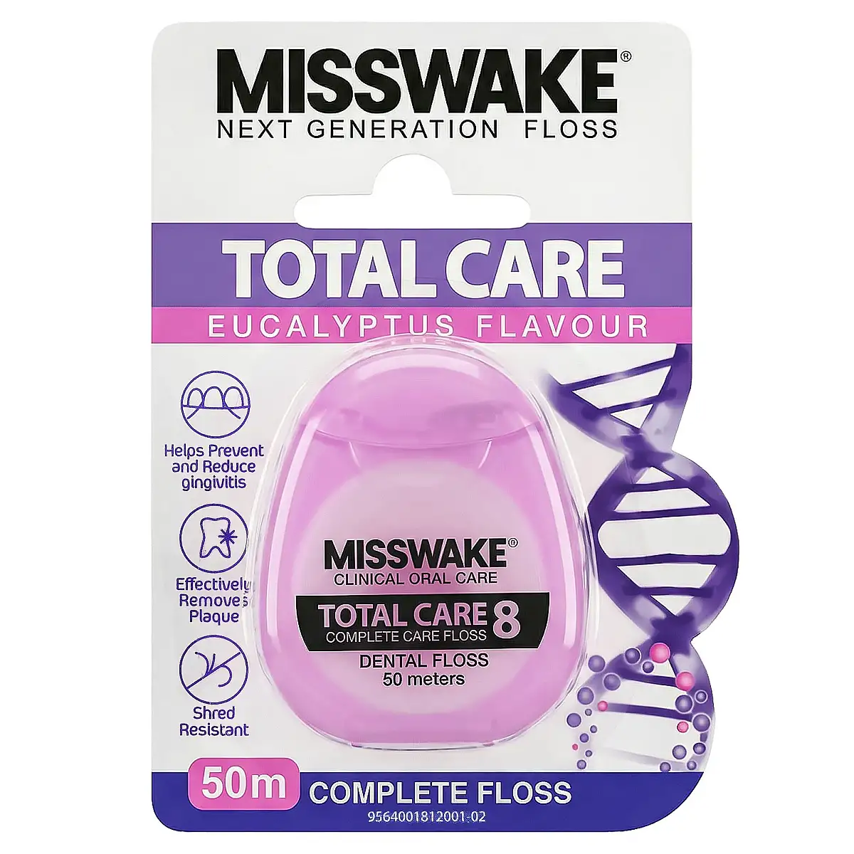 نخ دندان میسویک مدل Total Care 8 طول 50 متری 