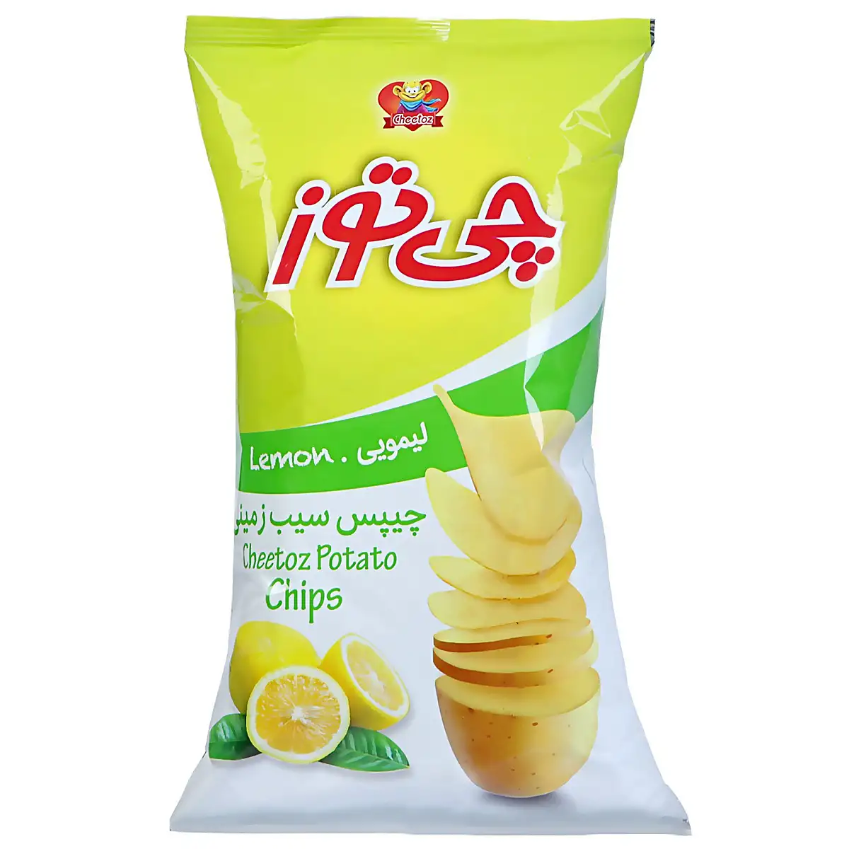 پک چیپس لیمویی چی توز 60 گرمی بسته 6 عددی