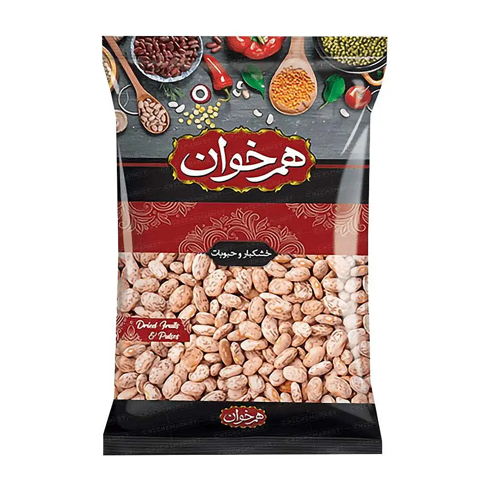پک لوبیا چیتی هم خوان 900 گرمی بسته 3 عددی