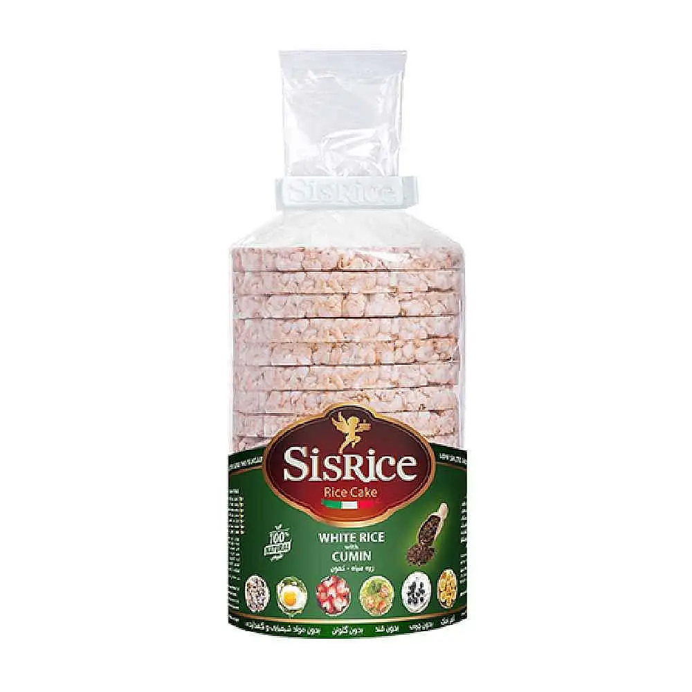 رایس کیک زیره سیاه سیس رایس 120 گرمی
