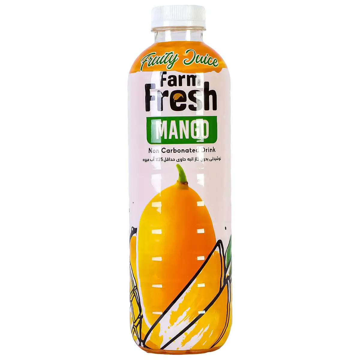 پک آبمیوه انبه فارم فرش 1 لیتری بسته 3 عددی