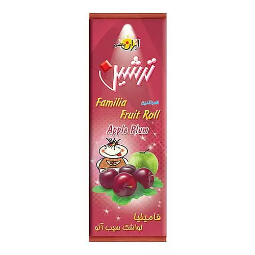 پک لواشک سیب و آلو ترشین 80 گرمی بسته 3 عددی