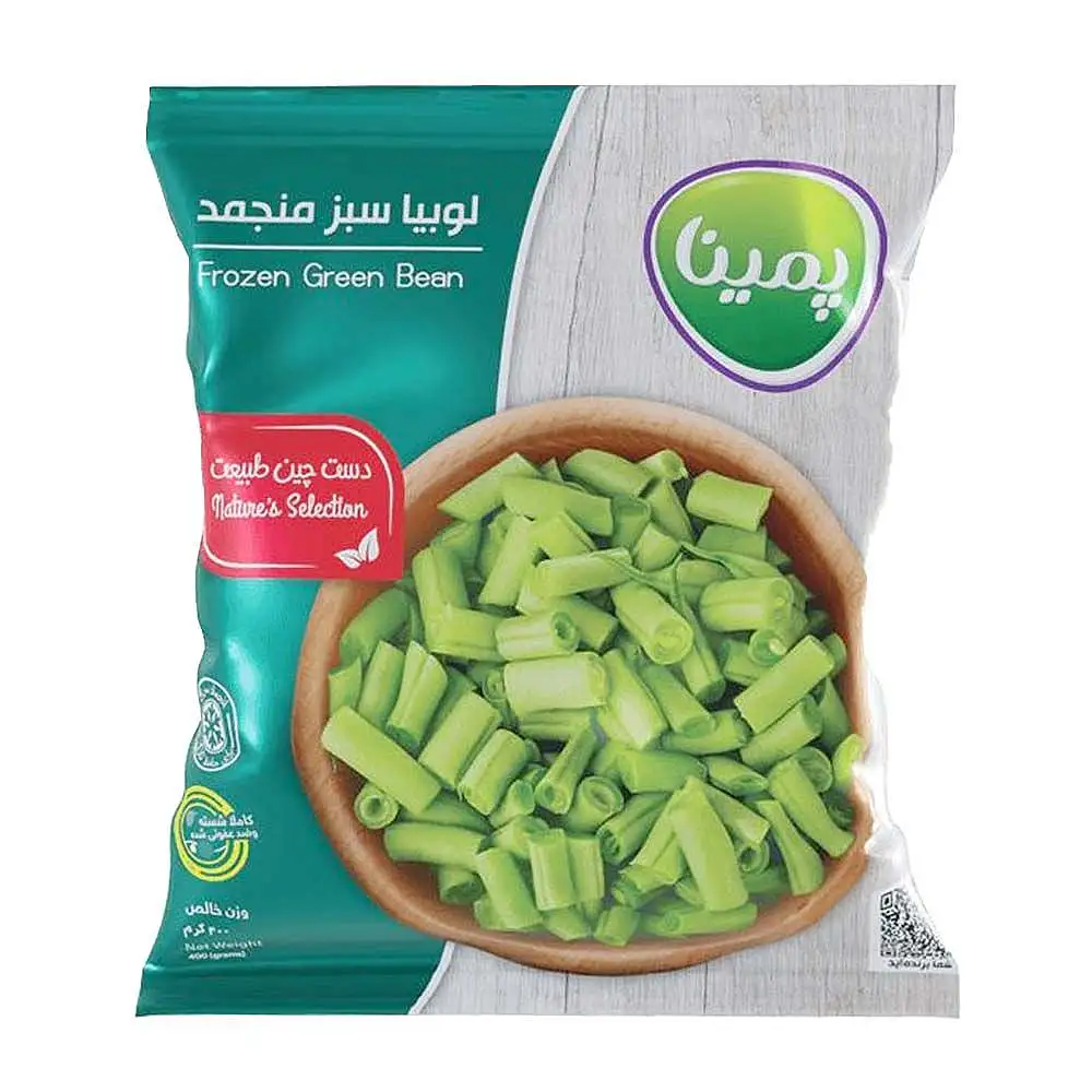 لوبیا سبز منجمد پمینا 400 گرمی