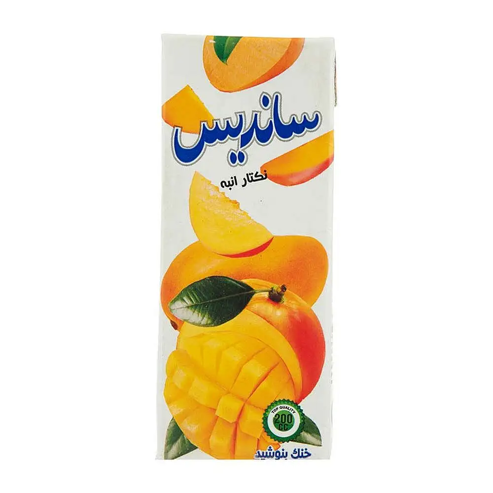 آبمیوه انبه ساندیس 200 میلی لیتری