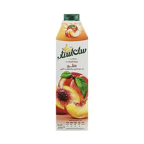 آبمیوه هلو سان استار 1 لیتری