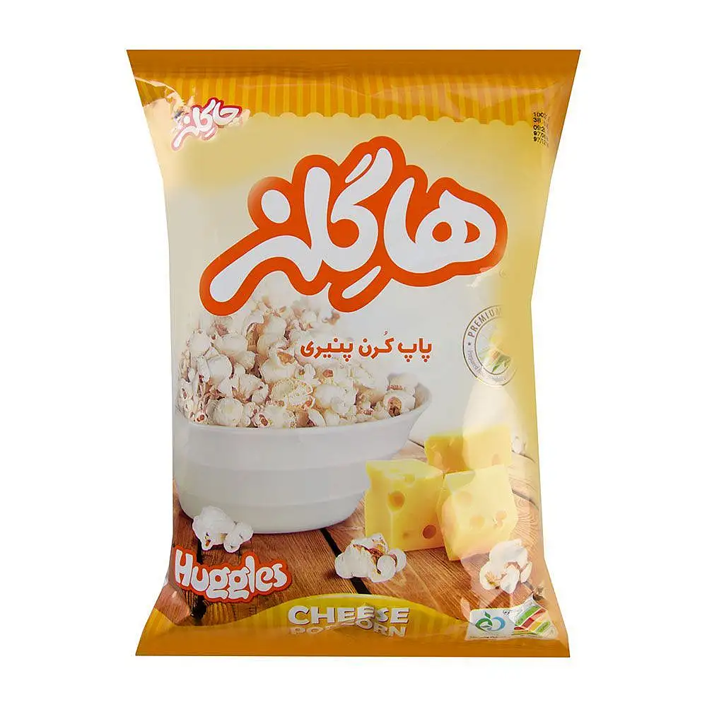 پک پاپ کورن پنیری چاکلز 20 گرمی بسته 5 عددی