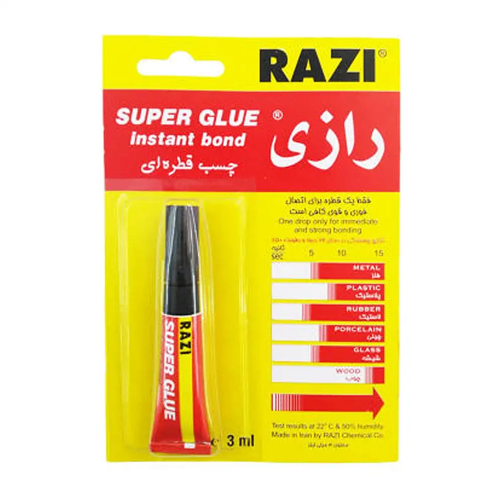 چسب قطره ای رازی- 3 میلی لیتر
