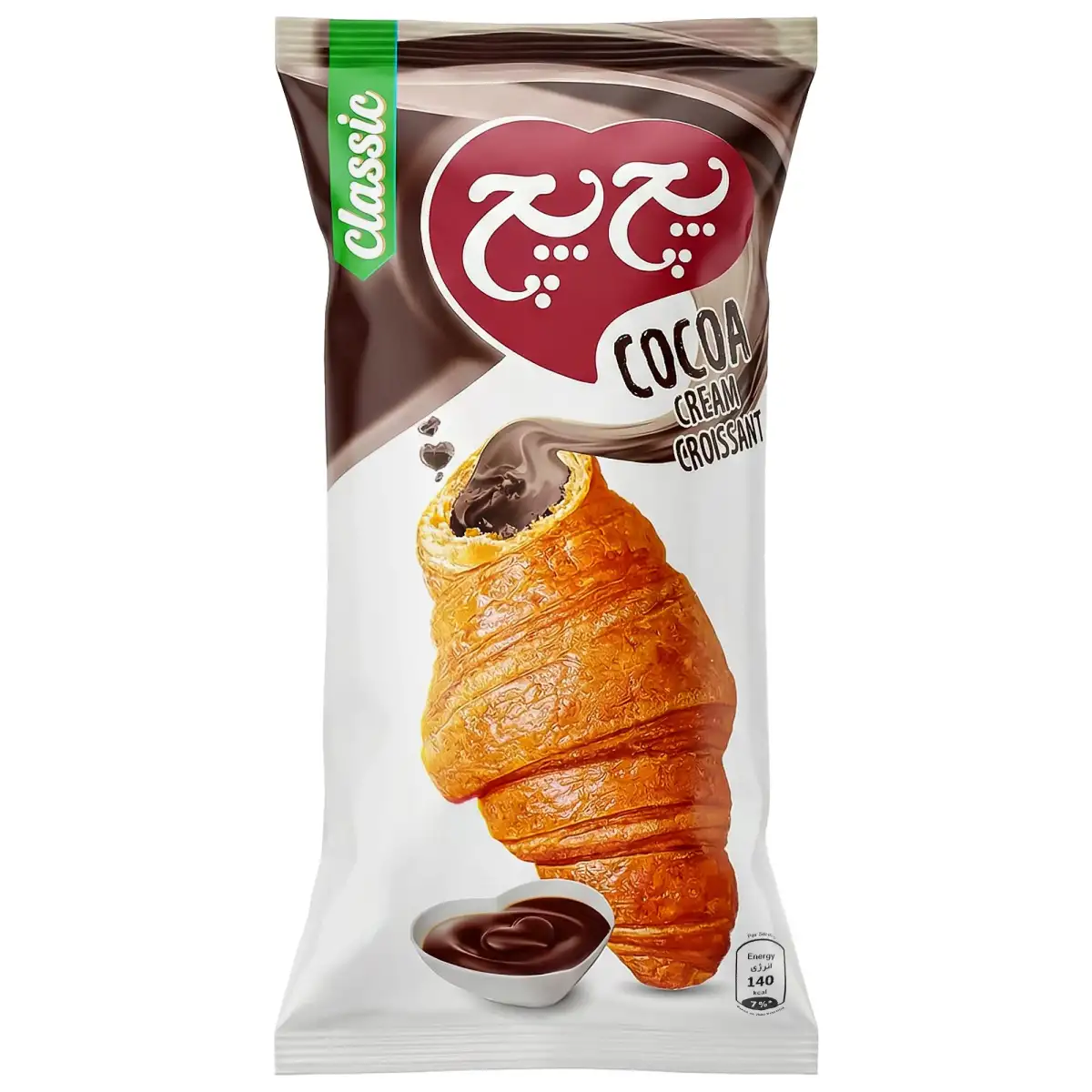 کروسان با مغز کاکائویی مکس پچ پچ 50 گرمی