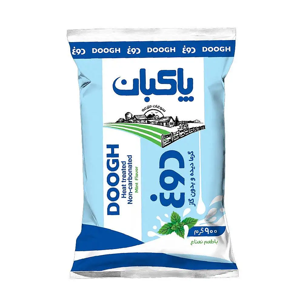 پک دوغ گرماديده بدون گاز پاكبان 900 میلی لیتری بسته 4 عددی