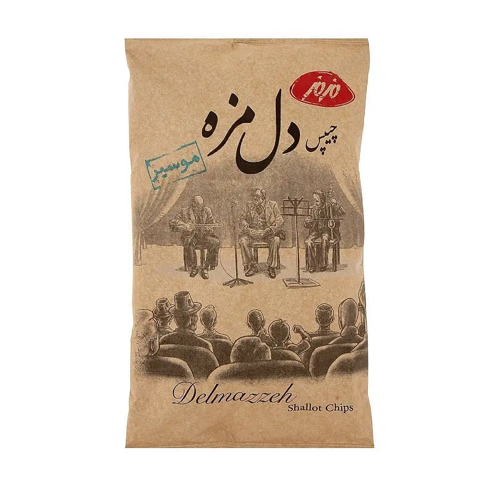 پک چیپس موسیر دل مزه 200 گرمی مزمز بسته 3 عددی
